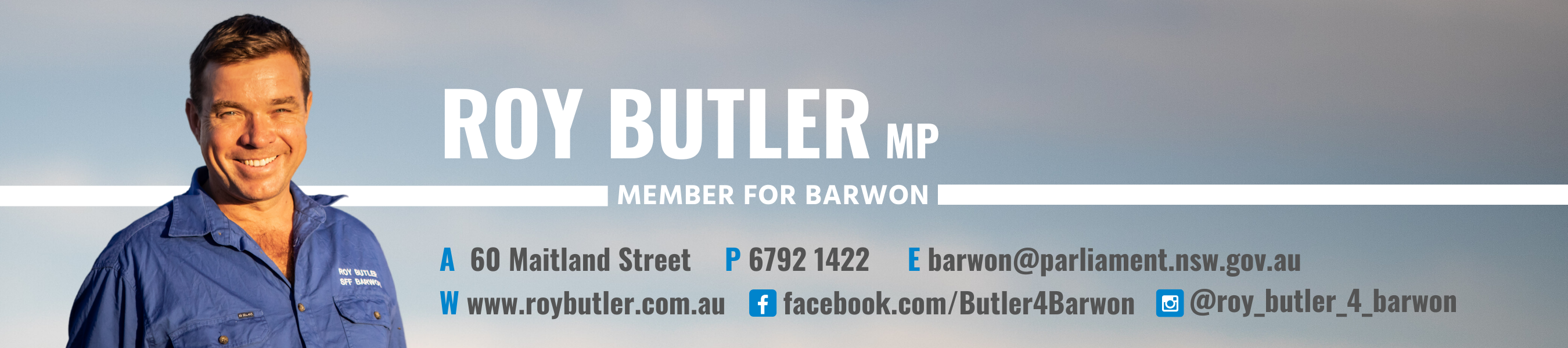 Roy Butler MP Member for Barwon