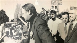 It was our biggest farmer rally; yet 40 years on we're in the same battle
