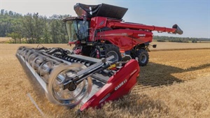 Biggest Case IH header in Australia: AF Series imported for harvest